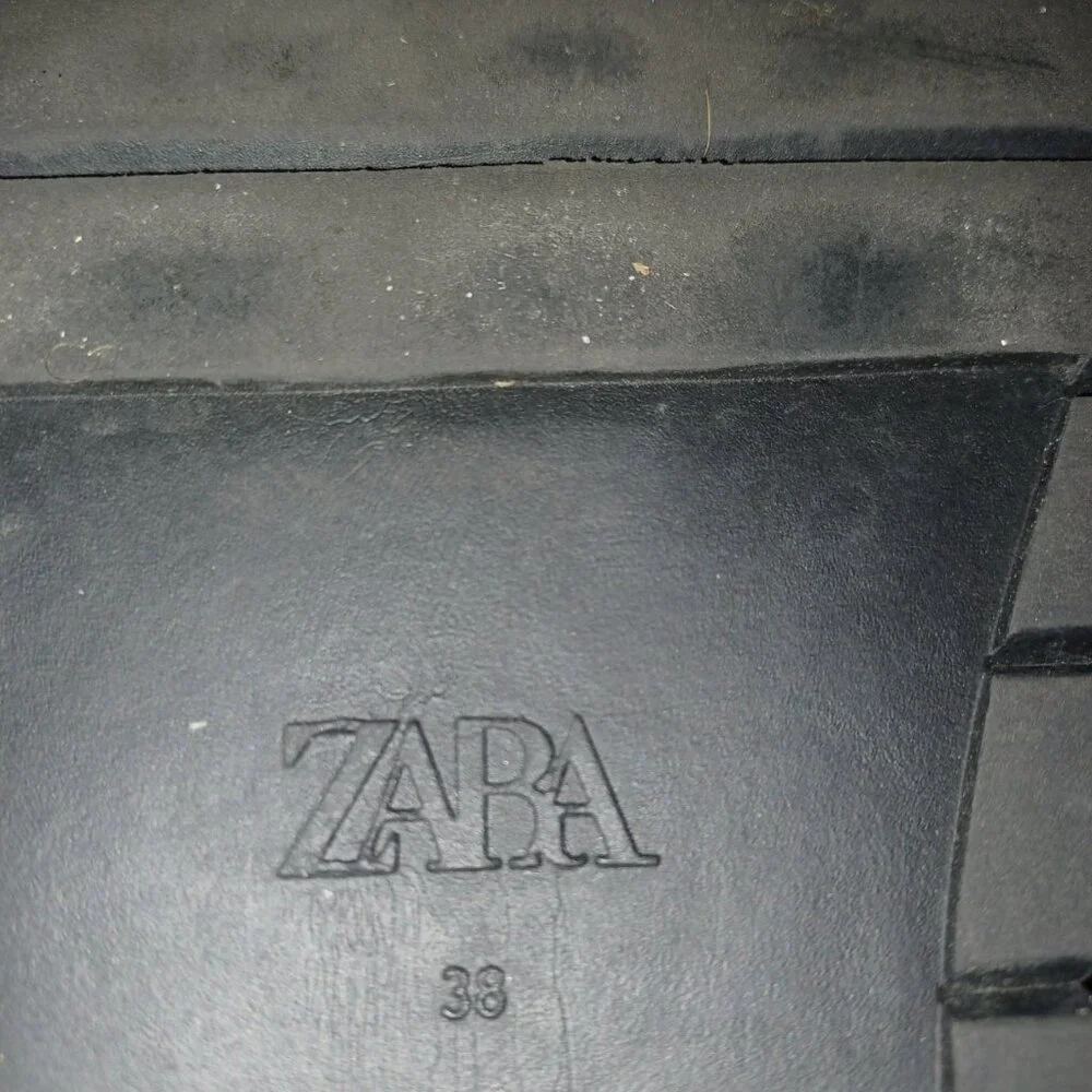 ZARA CHUNKY PLATFORM ANKLE BOOTS - GOTH GRUNGE STYLE - Picture 3 of 13